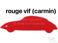 Sonstige-Citroen - DS Pallas, stoelhoezen voor + achter, Citroen DS Pallas, kleur lichtrood (vif) gestreept (