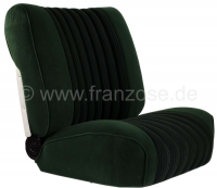 Sonstige-Citroen - DS Pallas, stoelhoezen voor + achter, Citroen DS Pallas, kleur groen gestreept (strepen in