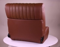 Sonstige-Citroen - DS Non Pallas, stoelhoezen voor + achter, Citroen DS, kunstleer bruin (tabak). Citroen DS,