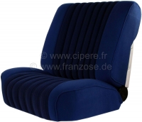 DS Pallas, stoelhoezen voor + achter, Citroen DS Pallas, kleur donkerblauw