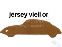 Citroen-DS-11CV-HY - SM, stoelhoezen voor + achter. Kleur: beige oker (vieil of). Design: gestikte horizontale 