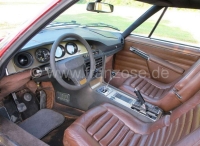 Citroen-DS-11CV-HY - SM, stoelhoezen voor en achter, incl. leer voor de deurpanelen.  Kleur: bruin leer. Geschi