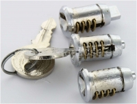 Citroen-DS-11CV-HY - Set slotcilinders voor 2 deuren + 1x contactslot, voor Citroen 11CV, van 1952-57.