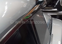 Citroen-DS-11CV-HY - Dak chroomlijst (2 stuks), links + rechts, in de lengte op het dak (boven de deuren, eindi