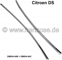 citroen ds 11cv hy decoratieve sierlijsten dak chroomlijst 2 stuks links rechts lengte op het P37250 - Bild 1