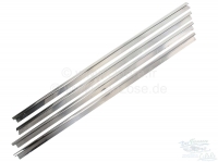 Citroen-DS-11CV-HY - Deur sierlijst chroom (houder voor de deur sierlijst), bovenkant voor de deur sierlijst. I