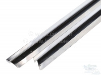 Citroen-DS-11CV-HY - Deur sierlijst chroom (houder voor de deur sierlijst), bovenkant voor de deur sierlijst. I