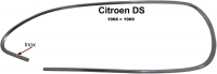 citroen ds 11cv hy decoratieve sierlijsten koplamp sierlijst links gemaakt van roestvrij staal P35686 - Bild 1