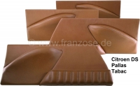 citroen ds 11cv hy deurpanelen pallas 4 stuks bruin tabaksleer 4x leren P38577 - Bild 1