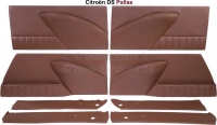 Sonstige-Citroen - DS Pallas, deurpanelen (4 stuks). Chocoladebruin leer (havane), incl. 4x leren bekleding, 