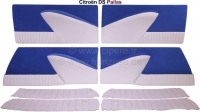 Sonstige-Citroen - DS Pallas, deurpanelen (4 stuks). Geschikt voor Citroen DS Pallas. Kleur: koningsblauw (bl