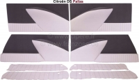 Sonstige-Citroen - DS Pallas, deurpanelen (4 stuks). Grijze stof. Geschikt voor Citroen DS Pallas. Incl. bove