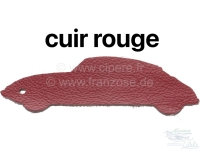 Sonstige-Citroen - DS Pallas, deurpanelen (4 stuks). Rood leer, incl. 4x leren bekleding, boven de deur. Gesc