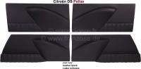 citroen ds 11cv hy deurpanelen pallas 4 stuks zwart leer 4x leren bekleding P38077 - Bild 1