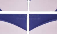 Sonstige-Citroen - DS Non Pallas, portierbekleding set (4 stuks). Donkerblauw velours. Geschikt voor Citroen 