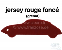Sonstige-Citroen - DS Non Pallas, deurpanelen set (4 stuks). Donkerrood velours (grenat). Geschikt voor Citro