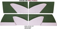 citroen ds 11cv hy deurpanelen pallas set 4 stuks velours groen vert pic a P38400 - Bild 1