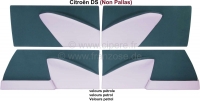 citroen ds 11cv hy deurpanelen pallas set 4 stuks velours petrol blauwgroen P38386 - Bild 1