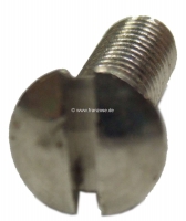 Citroen-DS-11CV-HY - Chroom schroefset (10 stuks) voor deurklinkrozetten. Geschikt voor Citroen 11CV + 15CV.