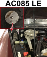 citroen ds 11cv hy embleme kleur naamplaatje ac085 gemonteerd motorruimte P37876 - Bild 1