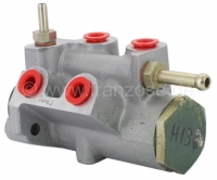 Citroen-DS-11CV-HY - Remventiel (hoofdremcilinder) van aluminium, in ruil. Hydraulisch systeem LHM. V - uitlaat