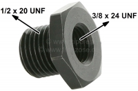 citroen ds 11cv hy hoofdremcilinder verloopstuk van 1 2 unf naar 3 8 voor hydrovac P74561 - Bild 1