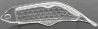 Citroen-DS-11CV-HY - Knipperlichtkap linksvoor, transparant. Geschikt voor Citroen DS Pallas, tot modeljaar 196