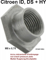 citroen ds 11cv hy koppeling koppelingsdrukplaat met 3 vingers moer voor het afstellen van P30386 - Bild 1