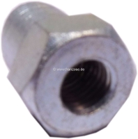 Citroen-DS-11CV-HY - Koppelingskabel stelmoer M7. Geschikt voor Citroen 11CV.