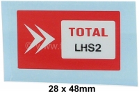 citroen ds 11cv hy loodgieter sticker lhs2 afmeting 28 x 48 mm P37801 - Bild 1