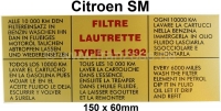 citroen ds 11cv hy luchtfilter sm lautrette sticker voor het geschikt P37781 - Bild 1