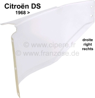 Aansluitplaat voorschort rechts. Geschikt voor Citroen DS, vanaf modeljaar