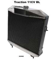Citroen-DS-11CV-HY - Radiator (nieuw onderdeel), geschikt voor Citroen 11CV BL. Terugbrengen van de oude radiat