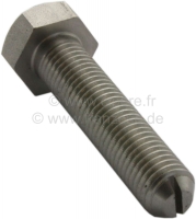 Citroen-DS-11CV-HY - Radiatorbevestigingsschroef onderaan. Deze schroef wordt gebruikt om de radiator aan de on