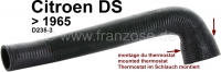 citroen ds 11cv hy motorkoeling radiatorslang waterslang bovenaan aansluiting radiator op motor P34530 - Bild 1