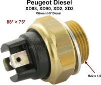 citroen ds 11cv hy motorkoeling schakelaar koelwatertemperatuur 88 75 schroefdraad m22x1 5 geschikt P72051 - Bild 1