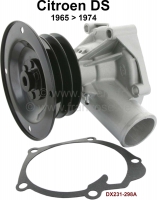 Citroen-DS-11CV-HY - Waterpomp (met afdichting). Geschikt voor Citroen DS, vanaf modeljaar 1965 Bestelnr. DX231