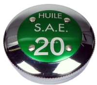 Sonstige-Citroen - Olievuldop, verchroomd. Geschikt voor Citroen 11CV D motor. Citroën HY + Citroën DS19.