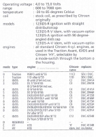 Renault - Elektronisch ontstekingssysteem, 6 + 12 volt. Geschikt voor alle Citroen DS, 11CV, HY, zon
