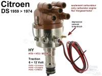 Elektronisch ontstekingssysteem, 6 + 12 volt. Geschikt voor alle Citroen DS