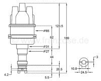 Alle - Elektronisch ontstekingssysteem, 6 + 12 volt. Geschikt voor alle Citroen DS, 11CV, HY, met