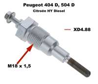 citroen ds 11cv hy ontsteking gloeibougie schroefdraad 10 5 volt m18x1 sleutelmaat 21mm geschikt P72143 - Bild 1