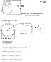 Renault - SEV, verdelerkap SEV 453. Buitendiameter: 58,7mm. Geschikt voor Citroen 11CV, vanaf modelj