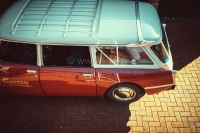 Citroen-DS-11CV-HY - Achterste zijruitrubber, per stuk. Geschikt voor Citroen DS Break. Kleur: grijs. Of. Nr. D