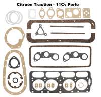 Citroen-DS-11CV-HY - Complete motorpakkingset (incl. cilinderkoppakking). Origineel van fabrikant 