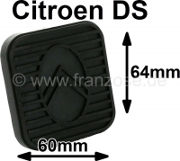 citroen ds 11cv hy pedalwerk pedaalrubber met embleem geschikt voor P38021 - Bild 1
