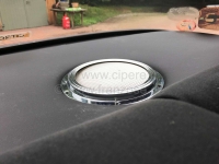 Sonstige-Citroen - Achterluidspreker voor Citroen DS. De luidspreker is verchroomd en wordt in het midden van