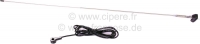 Alle - Dakantenne met geveerde voet (spiraal), geschikt voor Citroen DS. Deze antenne kan ook uni