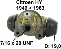 citroen ds 11cv hy remcilinder achterwiel geschikt voor van 1948 P48217 - Bild 1