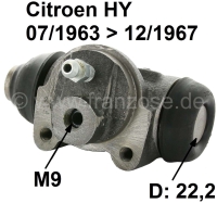 citroen ds 11cv hy remcilinder achterwiel past links rechts stuk P44081 - Bild 1